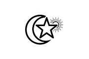 Moon Star Sun Silhouette Bundle, a Graphic by Designer_Momina (Thumbnail 2 of 10)