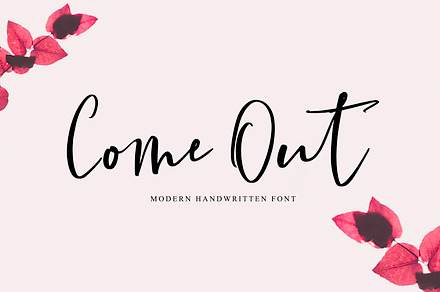 Come Out | Handwritten Font
