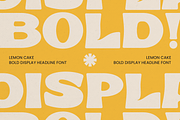 LEMON CAKE - Food Font, a Handwritten Font by Umitype (Thumbnail 6 of 8)