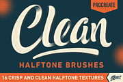 Procreate Clean Halftone Brushes, a Brush Add-On by Nicholas Miner (Thumbnail 1 of 5)