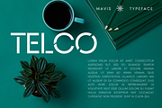 MAVIS SANS - FUTURISTIC TYPEFACE, a Sans Serif Font by CCS Type (Thumbnail 9 of 20)