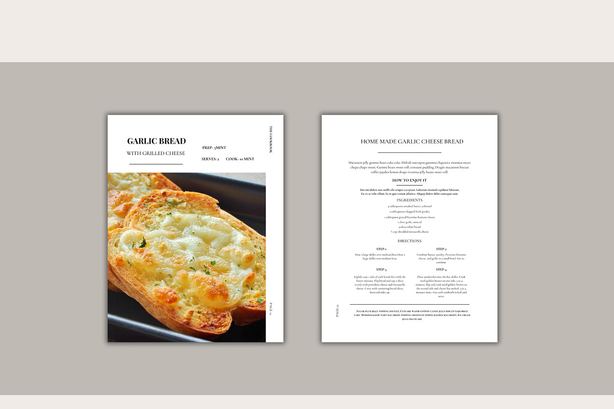 Canva Recipe Book Template, a Magazine Template by Deepa Template Studio (Photo 10 of 12)