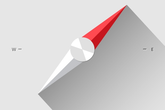 Flat Compass Needle preview 2