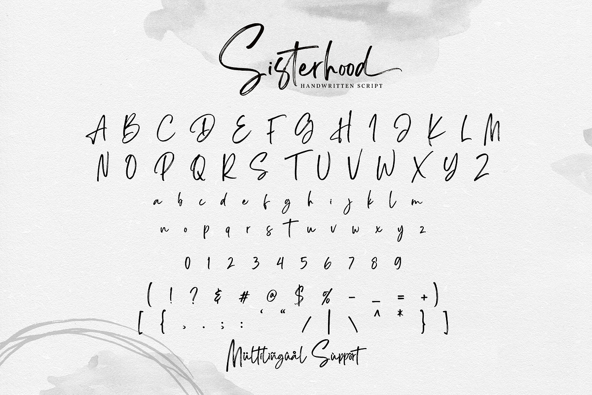 Sisterhood - Chic Brush Font, a Script Font by din-studio.com (Photo 6 of 16)