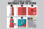 Women's Racerback Tank Top Templates, a Product Mockup by TheVectorLab (Thumbnail 2 of 4)