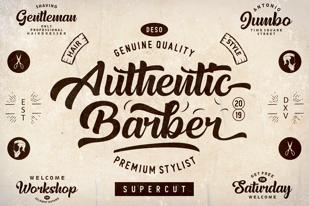 Realistica Font preview 2