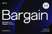 GC Bargain – Modern Sans Family, a Sans Serif Font by Glyphonic (Thumbnail 1 of 15)