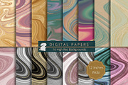 Agate Marble Backgrounds, a Texture Illustration by Kandace Lalo Designs (Thumbnail 1 of 3)