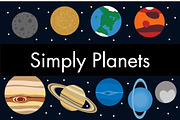 Simply Planets, an Illustration by Lindsay Hartwell (Thumbnail 1 of 5)