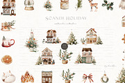 Scandinavian Christmas Holiday, a Seasonal Illustration by heyiamalice (Thumbnail 2 of 15)