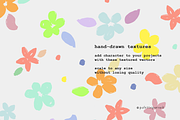 Inky doodles vector pattern set, SVG, a Pattern Graphic by Palette Pursuit (Thumbnail 5 of 8)