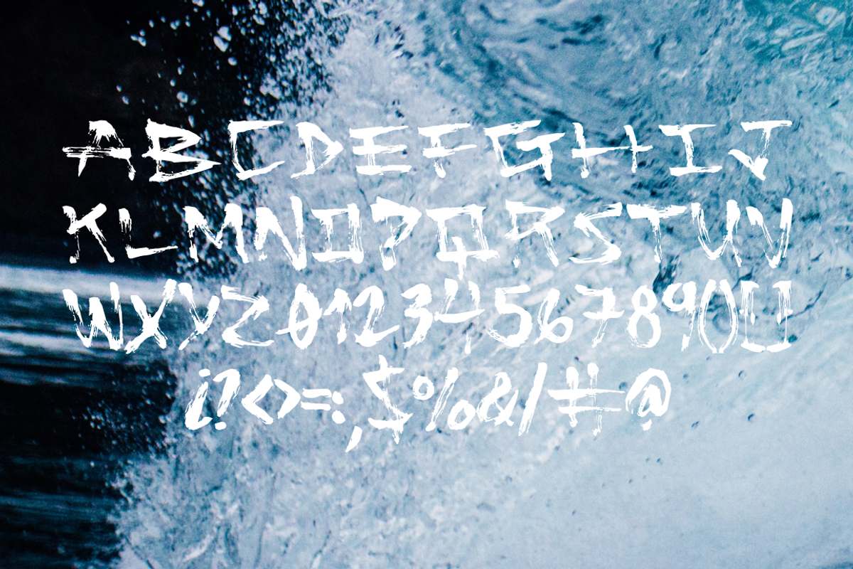 Rapture — Brush Font preview 4