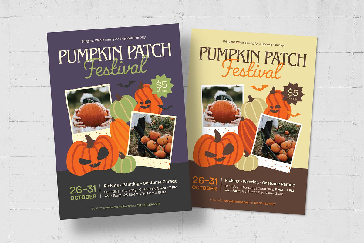 Halloween Pumpkin Patch Flyer, a Flyer Template by BrandPacks (Photo 5 of 5)