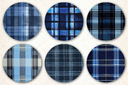 Blue Tartan Seamless Digital Paper, a Pattern Graphic by Libby Wishes (Thumbnail 7 of 7)