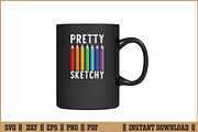 Pretty Sketchy Art Lover Quote SVG, a Work Illustration by Handy Arts Studio (Thumbnail 3 of 3)