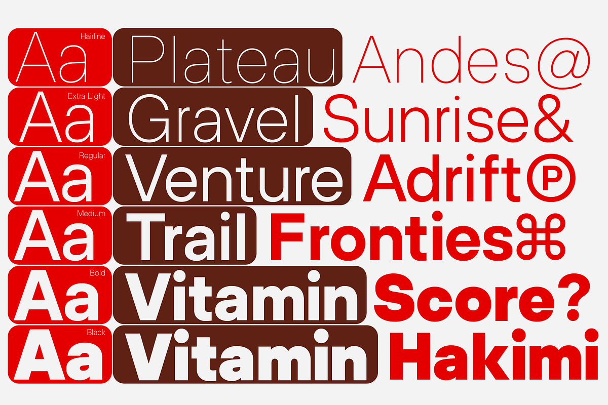ZT Hakimi - 22 Fonts & Variable, a Sans Serif Font by zelow type (Photo 12 of 16)