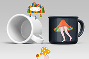 Retro psychedelic vector set., an Object Graphic by anna khramtsova (Thumbnail 11 of 14)