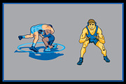 WRESTLING VECTOR ART, a Sport Illustration by brandedbaron (Thumbnail 5 of 5)
