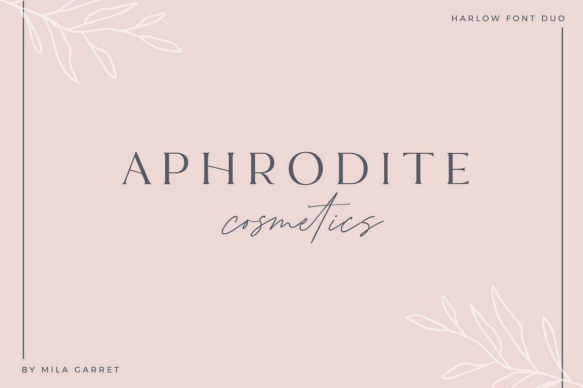 Harlow Serif Script Modern Font Duo, a Serif Font by Mila Garret (Photo 10 of 16)