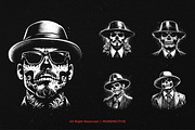 10 Bundle Dark Art Chicano Gangster, an Illustration by Morspective (Thumbnail 3 of 7)
