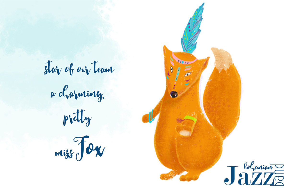 Animals jazz band., an Animal Illustration by Funny-sunny (Photo 2 of 7)