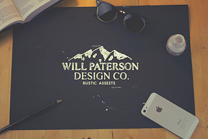 Rustic Logo Mock up - Hero Image