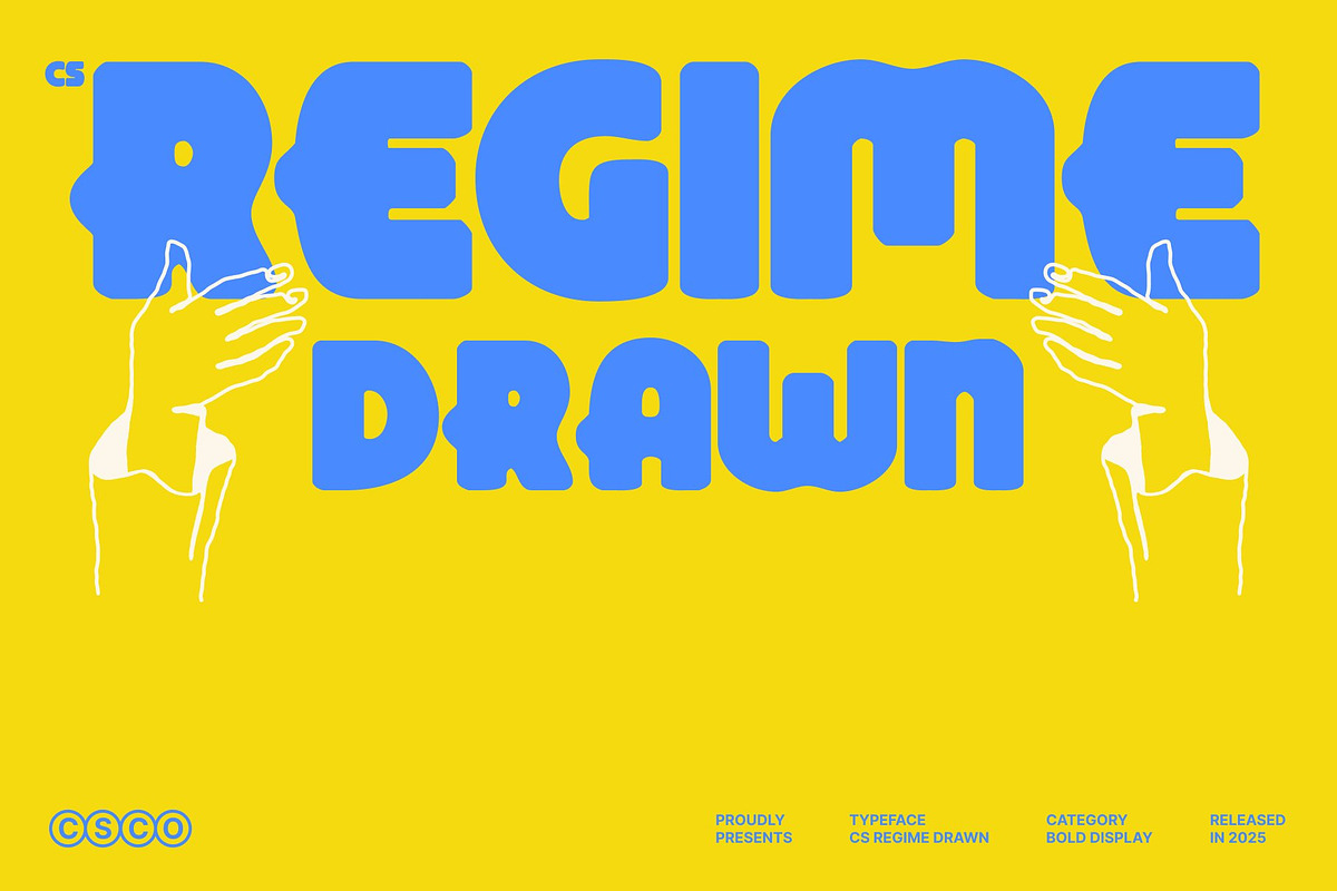 CS Regime Drawn, a Sans Serif Font by Craft Supply Co. (Photo 1 of 8)