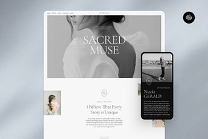 Website Template Squarespace 7.1, a Squarespace Template by The Soft Voice