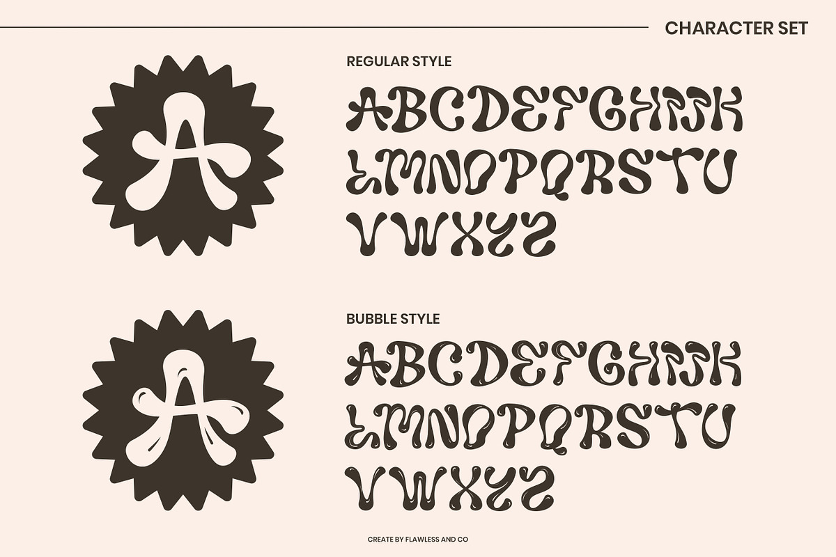 Noesan - Liquid Display Font, a Font by Flawless And Co (Photo 3 of 10)