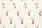 Watercolor Deer Flowery-Filled, an Illustration by hellopop design (Thumbnail 3 of 3)