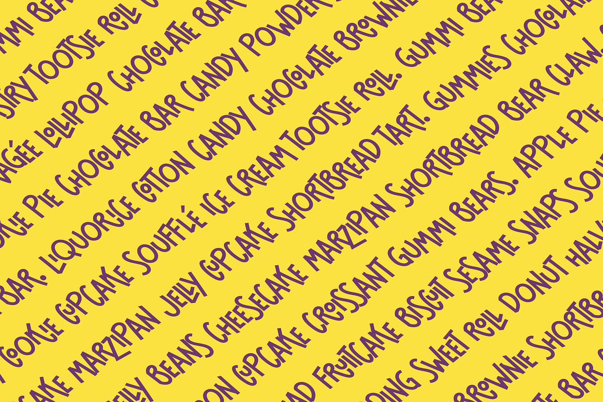 Cloriatte - A Fun Typeface, a Sans Serif Font by Zafara Studios (Photo 8 of 9)