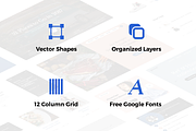 Grace UI Kit, an UI Kit Template by uispot (Thumbnail 4 of 10)