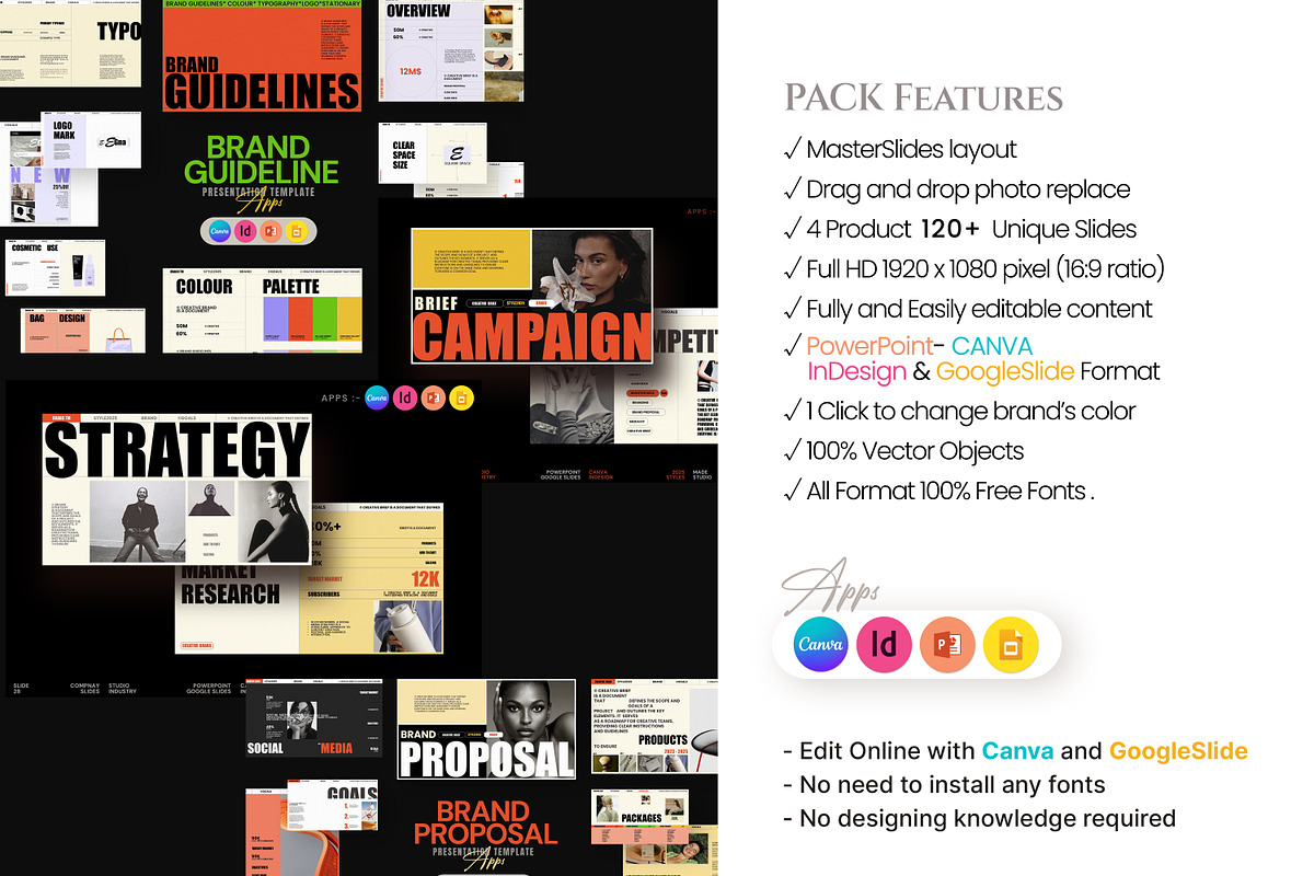 Complete Branding Pack / 4in1, a Presentation Template by Studio Industry (Photo 9 of 19)