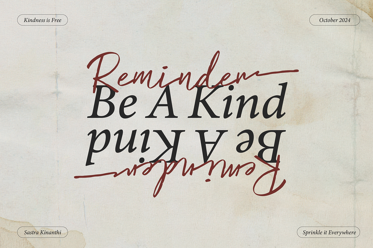 Sastra Kinanthi | Handwritten Script, a Script Font by Denustudios (Photo 3 of 15)