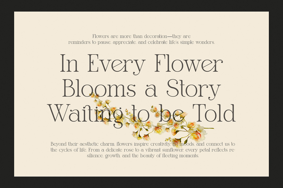 Gafien Elegant Modern Serif Font, a Serif Font by Graphicxell (Photo 5 of 8)