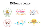 Hand-Drawn Vector Kit + 15 Logos, an Illustration by Graphicsfuel (Thumbnail 4 of 5)