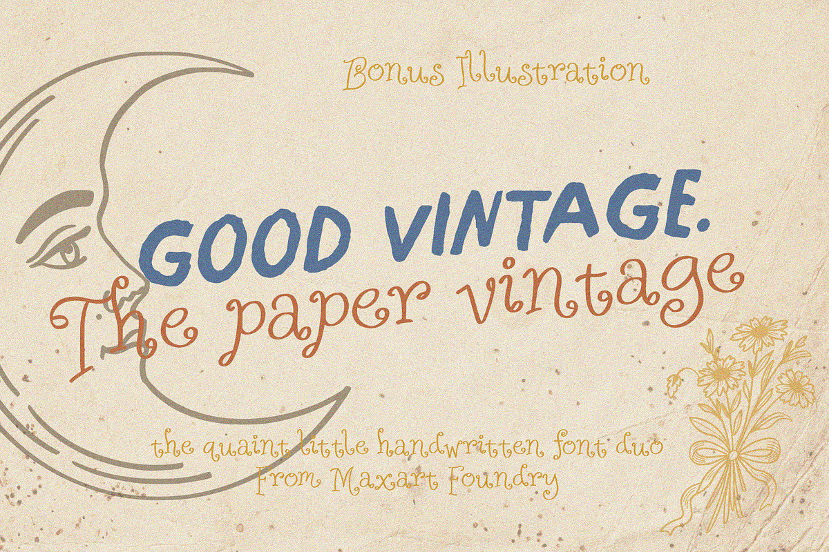 Whimsical Handwritten Font Duo, a Handwritten Font by MaxArt Foundry (Photo 3 of 13)