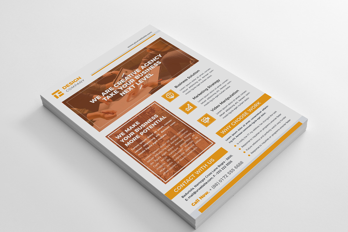 Corporate Flyers, a Flyer Template by Thecodude (Photo 4 of 6)