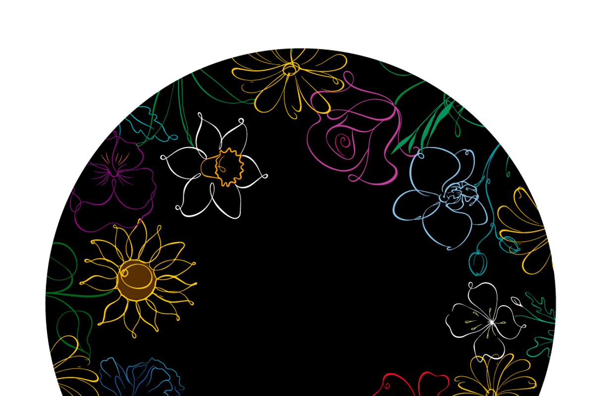 Elegant single-line flowers., a Decorative Illustration by Nenahliadava Design (Photo 6 of 7)