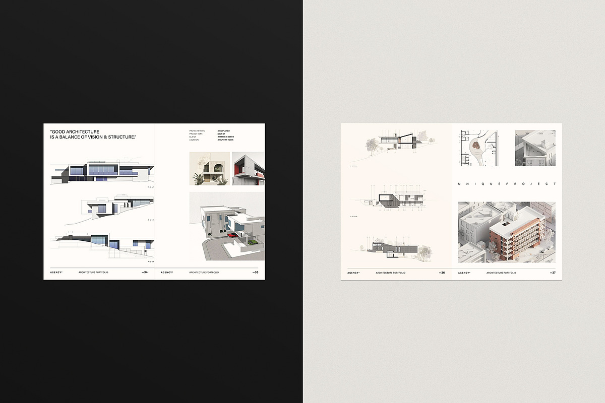 Architecture Portfolio Template, a Brochure Template by ArtisanaAura (Photo 14 of 21)