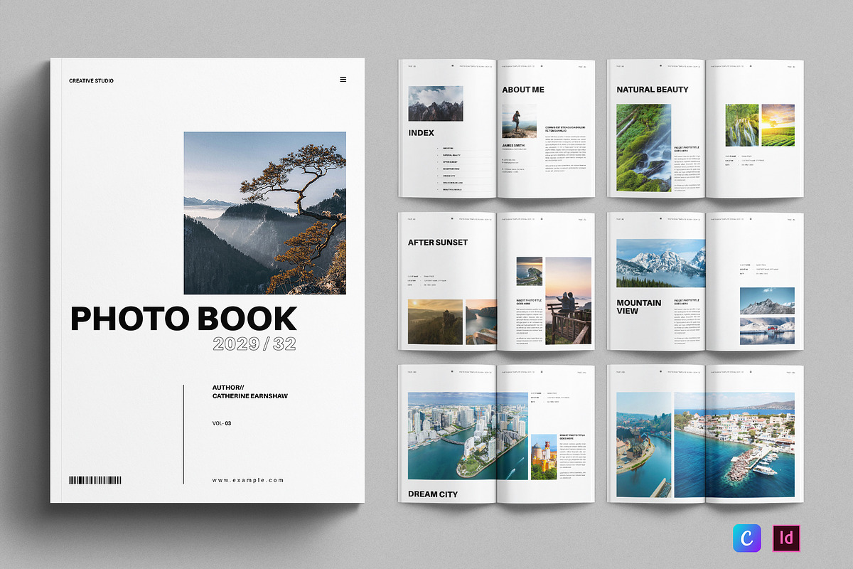 The Photo Album Book Template, a Brochure Template by E-Type (Photo 1 of 8)