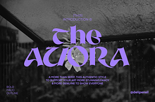 AUORA Vintage Modern Typeface