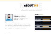 Phantom-Resume/CV/Portfolio Template, a Bootstrap Template by Themefisher (Thumbnail 3 of 8)