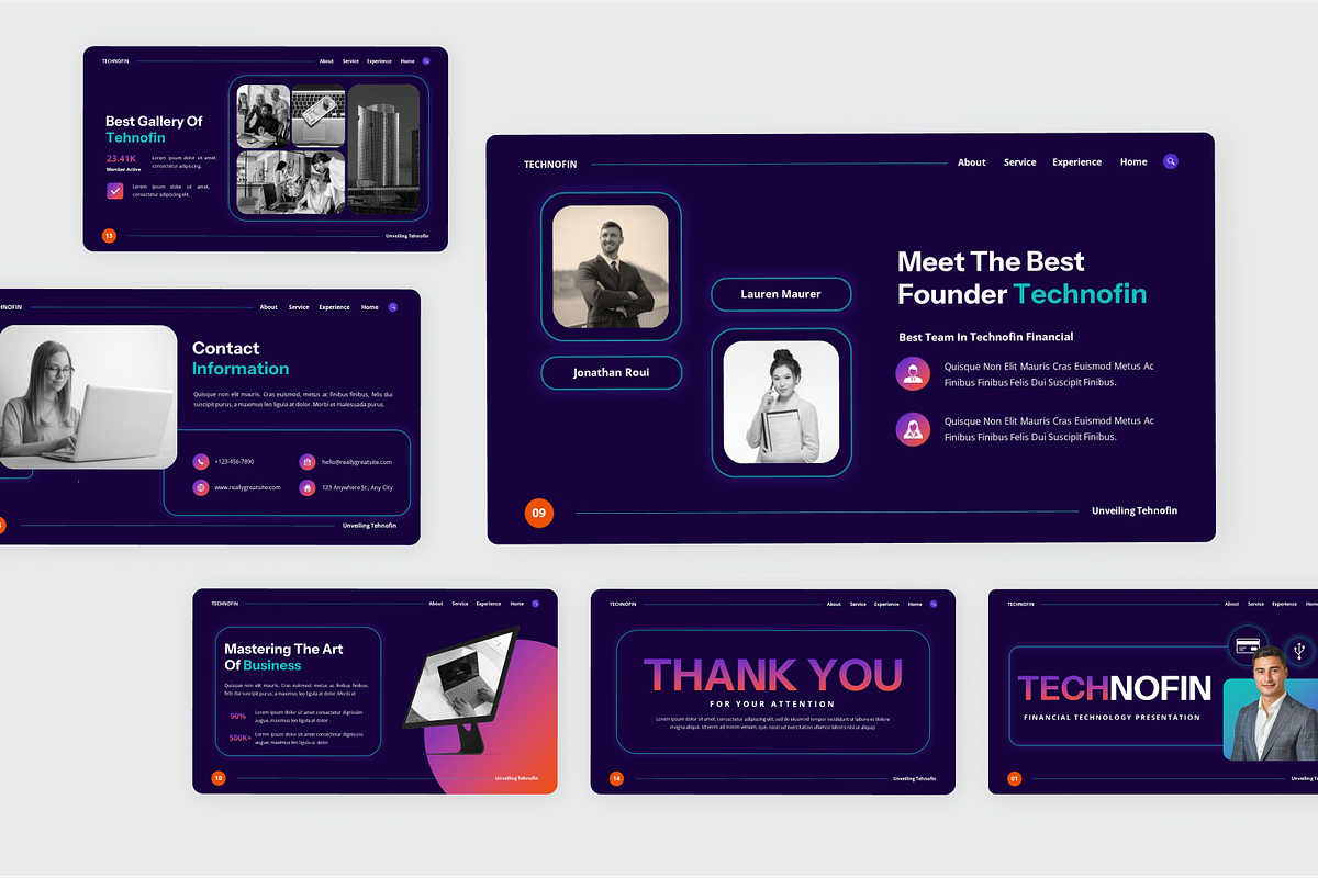 Financial Technology Powerpoint, a Presentation Template by SquidPixey (Photo 5 of 6)
