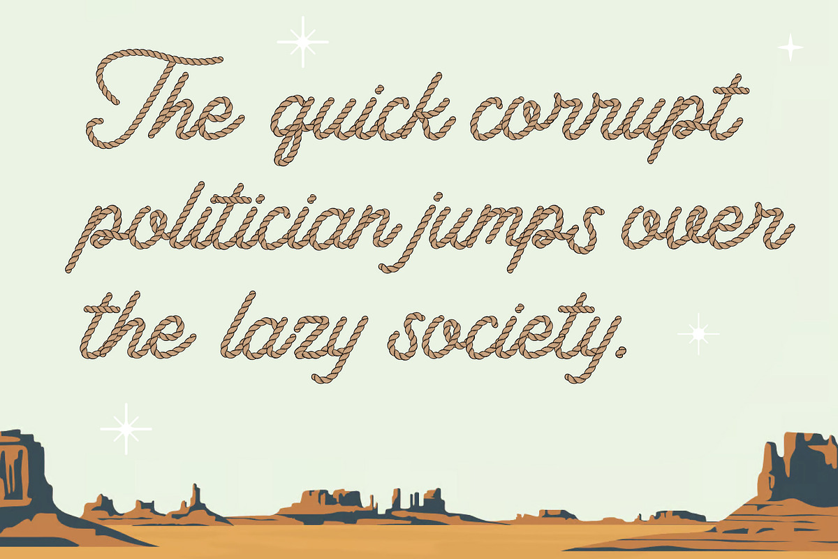 Boot Scootin' Western Font Duo, a Script Font by Loudoun Design Co. (Photo 5 of 10)