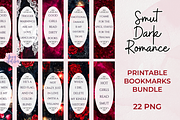 Dark Romance Printable Bookmarks, an Object Graphic by Anna Design Studio (Thumbnail 1 of 10)