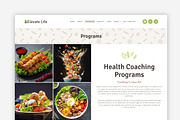 Elevate Life – Dietitian WP Theme, a WordPress Template by Your Theme Shop (Thumbnail 4 of 9)