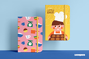 Kids Baking Clipart, Cards, Patterns, a Food Illustration by Ejevyaka (Thumbnail 6 of 6)