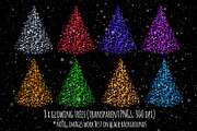 Bokeh Christmas trees and lights, an Object Graphic by Paper Farms (Thumbnail 2 of 4)
