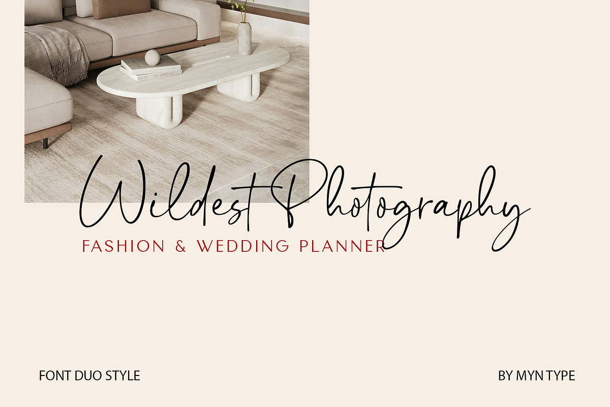 Elegant Golden - Font Duo, a Script Font by Myn Type (Photo 4 of 13)